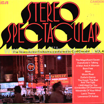 Cyril Ornadel The Stereo Action Orchestra Vol. 4 UK LP RCA (Camden) CDS 1149 Front Sleeve Image