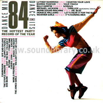 Dance Mix...Dance Hits '84 Michael Jackson Cheryl Lynn UK Issue LP Epic DM 84 Front Sleeve Image
