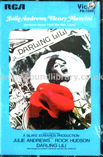 Darling Lili Henry Mancini Julie Andrews USA Issue MC RCA PK-1596 Case Image