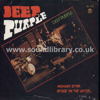 Deep Purple Highway Star, Smoke On The Water Thailand Issue 7" EP Front Sleeve Image