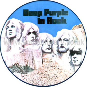 Deep Purple In Rock Czechoslovakia Picture Disc LP Globus International 21 0096-1 311 Front Picture Disc