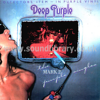 Deep Purple The Mark 2 Purple Singles UK Issue Coloured Vinyl LP Purple TPS3514 Front Sleeve Image