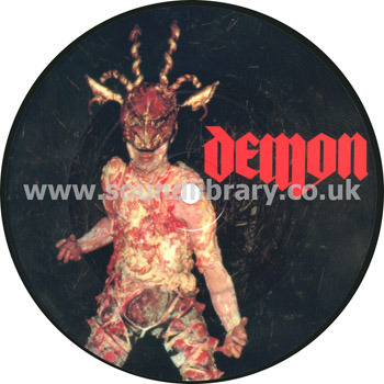 Demon One Helluva Night UK Issue Picture Disc 7" Carrere CAR 226 Front Picture Disc
