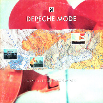 Depeche Mode Never Let Me Down Again France Issue Stereo 7" Mute 90343 Front Sleeve Image