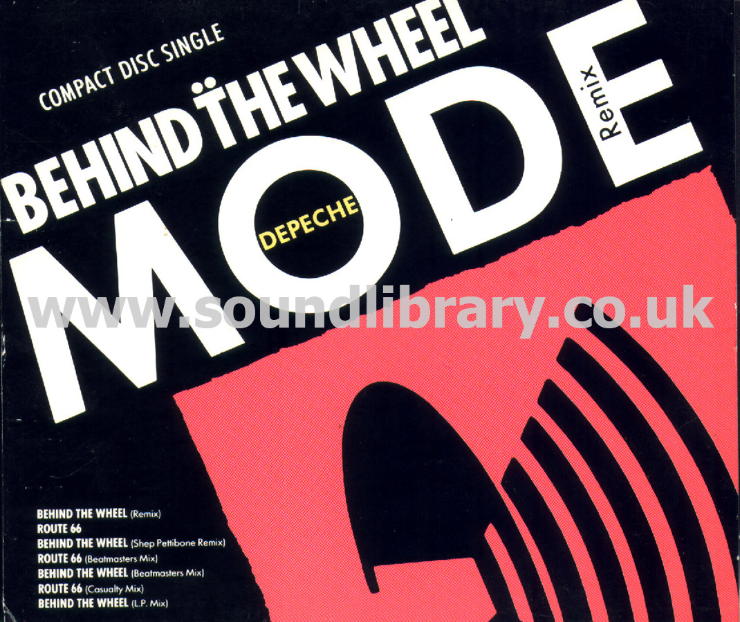 Depeche Mode Behind The Wheel (Remix) Digipak USA Issue CDS Sire 9 40330-2 Front Digipak Image