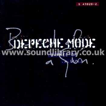 Depeche Mode Barrel Of A Gun USA Issue CD Reprise 9 43828-2 Front Inlay Image