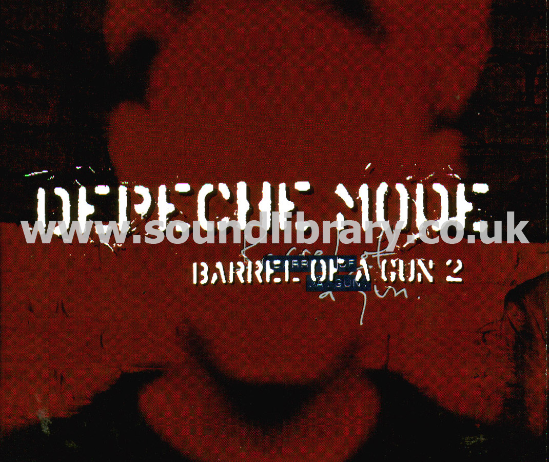 Depeche Mode Barrel Of A Gun 2 UK Issue CDS LCDBONG25 Front Inlay Image