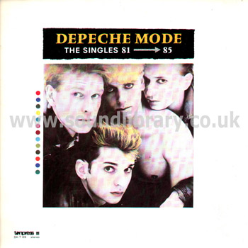 Depeche Mode The Singles 81 - 85 Poland Issue Stereo LP Tonpress SX-T 69 Front Sleeve Image