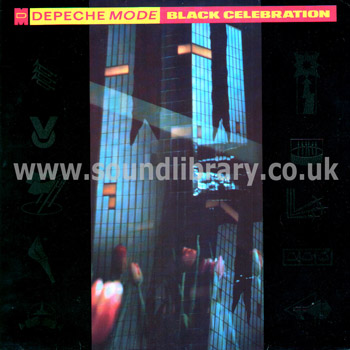 Depeche Mode Black Celebration Poland LP with Lyrics Sheet Insert Tonpress SX-T 84 Front Sleeve Image