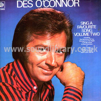 Des O'Connor Sing A Favourite Song Volume Two UK Issue Stereo LP Pye NSPL 18420 Front Sleeve Image
