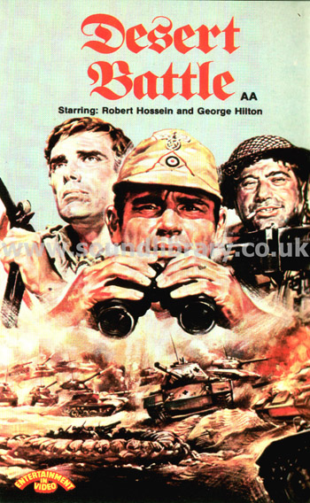 Desert Battle Robert Hossein George Hilton VHS PAL Video Entertainment In Video Front Inlay Sleeve