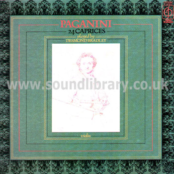 Desmond Bradley Paganini 24 Caprices UK Issue Stereo LP CFP 40062 Front Sleeve Image