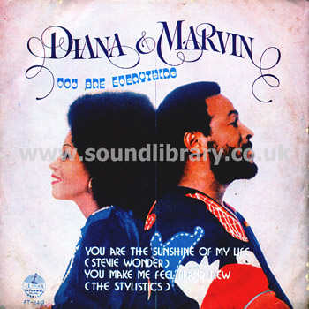 Diana Ross & Marvin Gaye You Are Everything Thailand Issue Stereo 7" EP Front Sleeve Image