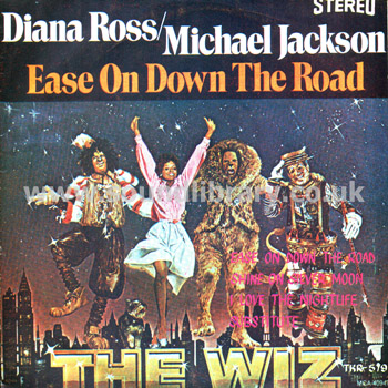 Diana Ross & Michael Jackson Ease On Down The Road Thailand 7" EP Royalsound TKR579 Front Sleeve Image