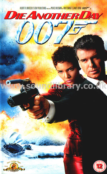 Die Another Day James Bond VHS PAL Video MGM Home Entertainment 23751S Front Inlay Sleeve