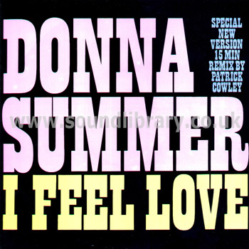 Donna Summer I Feel Love UK Issue 12" Casablanca FEEL 12 Front Sleeve Image