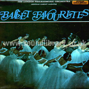 Douglas Gamley Ballet Favourites UK Issue Stere LP Stereo Gold Award MER 331 Front Sleeve Image