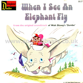 When I See An Elephant Fly Ned Washington UK Issue 7" DD 27 Front Sleeve Image