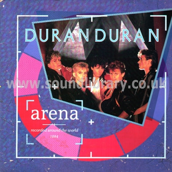 Duran Duran Arena UK Issue G/F Sleeve LP Parlophone DD2 Front Sleeve Image