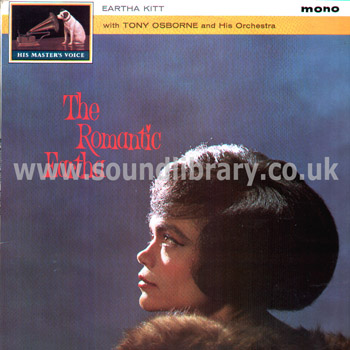 Eartha Kitt The Romantic Eartha UK Issue Mono LP HMV CLP 1595 Front Sleeve Image