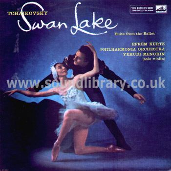 Efrem Kurtz Tchaikovsky Swan Lake Suite UK Issue LP HMV ALP 1644 Front Sleeve Image