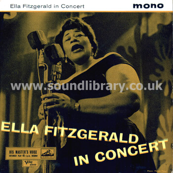 Ella Fitzgerald Ella Fitzgerald In Concert UK Issue 7" EP HMV 7EG 8615 Front Sleeve Image