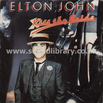 Elton John Kiss The Bride UK Issue 7" The Rocket Record Company EJS 2 Front Sleeve Image