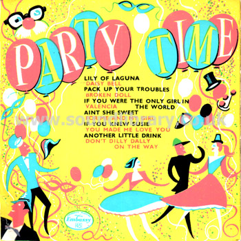 Embassy Singers and Players Party Time UK Issue 7" EP Embassy WEP 1017 Front Sleeve Image