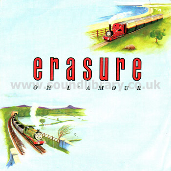 Erasure Oh L'Amour France Issue Stereo 7" Front Sleeve Image