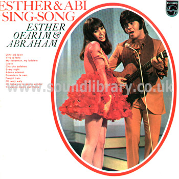 Esther Ofarim & Abraham Esther & Abi Sing-Song UK Issue Stereo LP Philips 6850 012 Front Sleeve Image