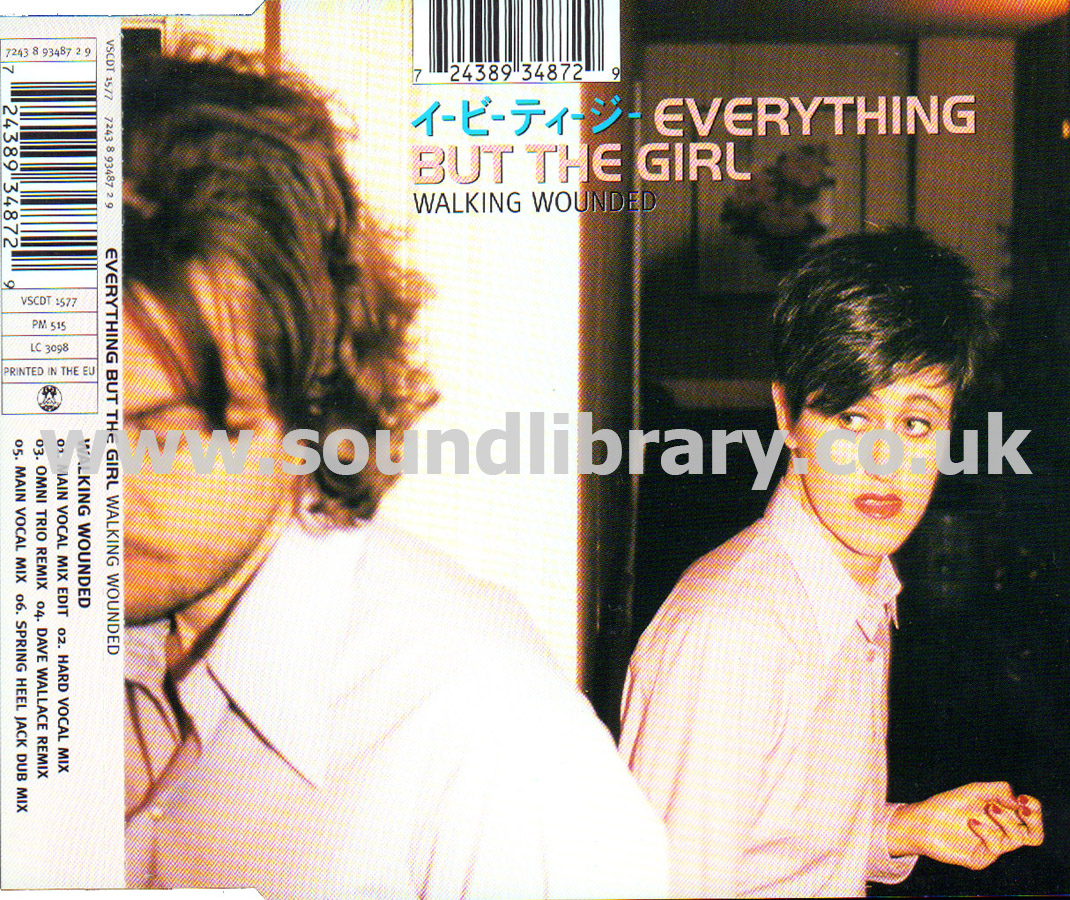 Everything But The Girl Walking Wounded EU Issue CDS Virgin VSCDT 1577 Front Inlay Image