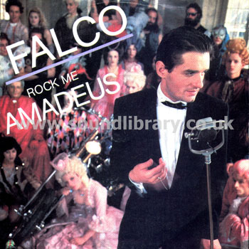 Falco Rock Me Amadeus UK Issue 7" A&M AM 278 Front Sleeve Image