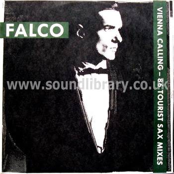 Falco Vienna Calling UK Issue Stereo 12" A&M Records AMX 318 Front Sleeve Image