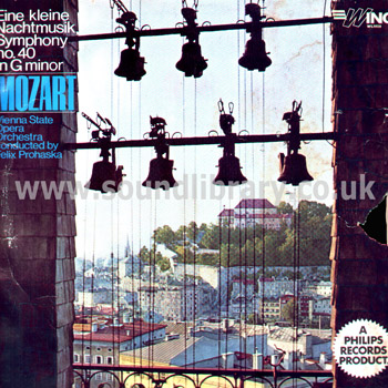 Felix Prohaska Mozart - Eine Kleine Nachtmusik K.525 UK Issue LP Wing WL1059 Front Sleeve Image