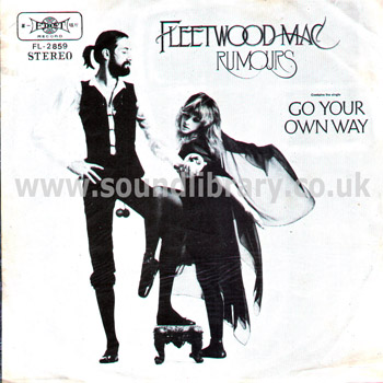 Fleetwood Mac Rumours Taiwan Issue Stereo LP First FL-2859 Front Sleeve Image