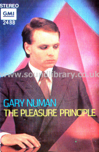 Gary Numan The Pleasure Principle Saudi Arabia Issue Stereo MC GMI 24 BB Front Inlay Card