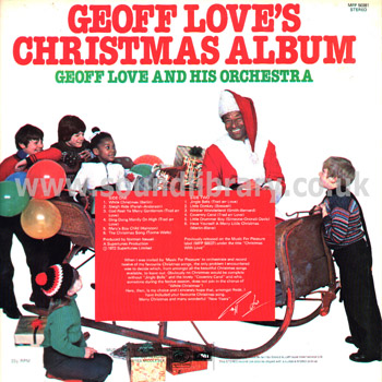Geoff Love & His Orchestra Christmas Album UK Stereo LP Music For Pleasure MFP 50381 Rear Sleeve Image