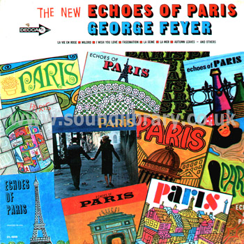 George Feyer The New Echoes Of Paris USA Issue LP Decca DL 4808 Front Sleeve Image