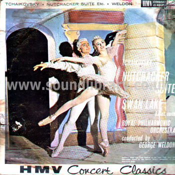 George Weldon Tchaikovsky Swan Lake Nutcracker Suites UK LP HMV XLP20024 Front Sleeve Image