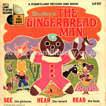 Lois Lane The Gingerbread Man UK Issue G/F Sleeve 7" EP Disneyland LLP337 Front Sleeve Image