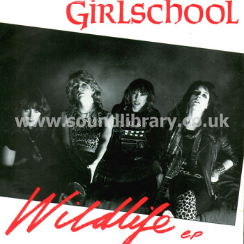 Girlschool Wildlife EP UK Issue 7" EP Bronze BRO 144 Front Sleeve Image