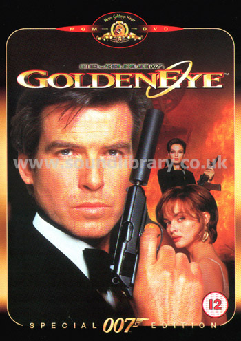 Goldeneye James Bond Pierce Brosnan Region 2 DVD MGM Home Entertainment 16177 Front Inlay Sleeve