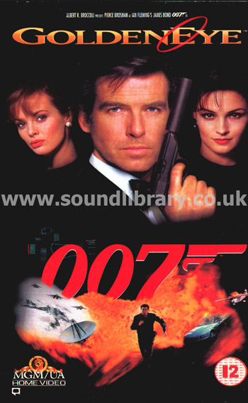 Goldeneye James Bond VHS PAL Video MGM/UA Home Video S055495 Front Inlay Sleeve