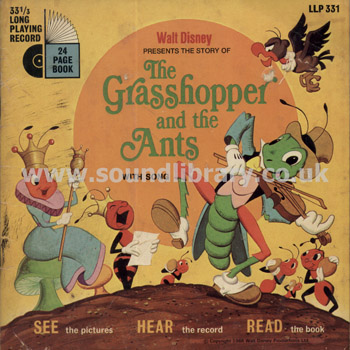 Jean Aubrey The Grasshopper And The Ants UK Issue G/F Sleeve EP Front Sleeve Image