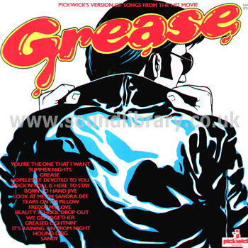 Grease - Pickwick's Version Of Songs From The Hit Movie Stereo LP Front Sleeve Image