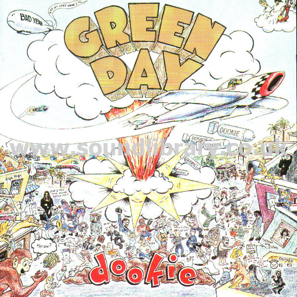 Green Day Dookie Germany Issue CD Front Inlay Image
