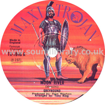 Greyhound Moon River UK Issue 7" Label Image
