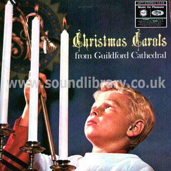 Choir of Guildford Cathedral Christmas Carols Stereo LP Music For Pleasure MFP 1339 Front Sleeve Image