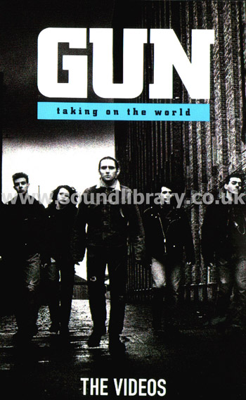 Gun Taking On The World The Videos VHS Video A&M AMV867 Front Inlay Sleeve