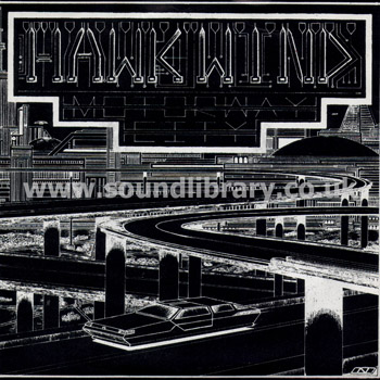 Hawkwind Motorway City UK Issue 7" Flicknife FLS 025 Front Sleeve Image